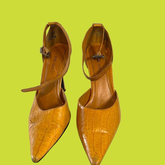 Nine West Shoes - Orange Heels